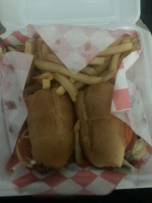 Steak and Steak & Cheese Sub lunch special