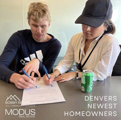 Denver's newest homeowners