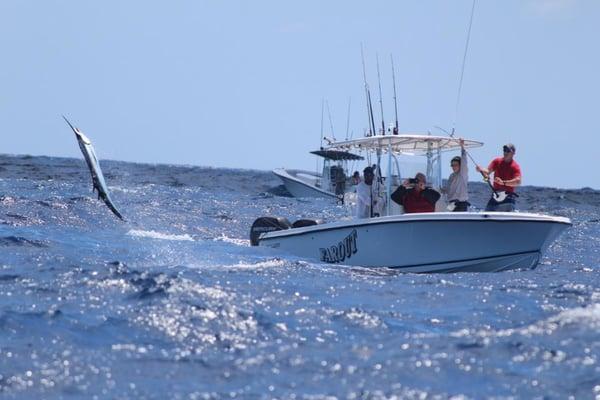 Far Out Charter Fishing Boat in Key West, Florida.