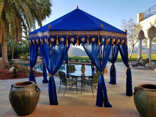 Royal Blue Tent