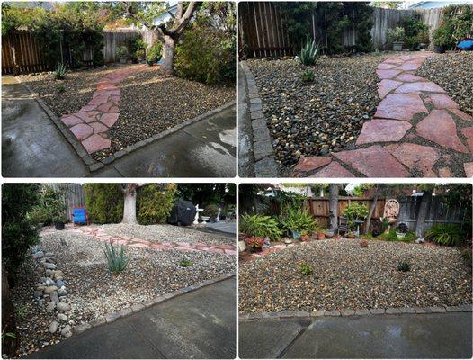 Low or no maintenance landscaping