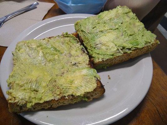 Enjoying WFH/SFH as a fam' in The Spot A/C, while we still can. :-D Avocado Toast.