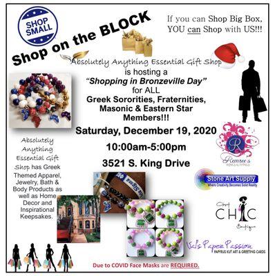 Shop on the Block in Chicago at the Absolutely Anything Essential Gift Shop.