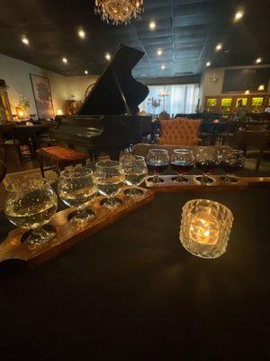 Red flight and white flight in the dining area