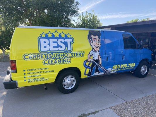 BEST Carpet & Upholstery Cleaning has a NEW LOOK