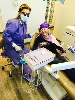 Pretty in Purple at Aliso Park Dental