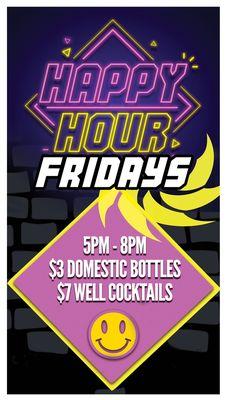 Friday Happy Hour Specials