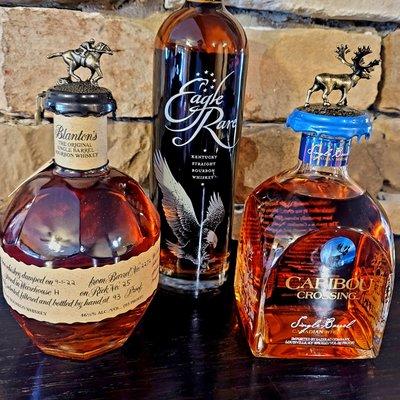 New Bourbon joining our lineup! Blanton's, Eagle Rare, and Caribou!