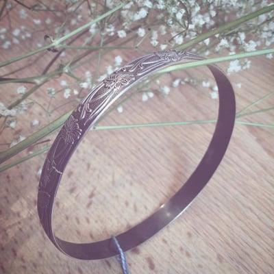 Sterling Silver Bangle Bracelet - so lovely! Handmade by Allie B.