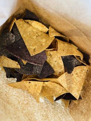 Tortilla chips for the Guacamole