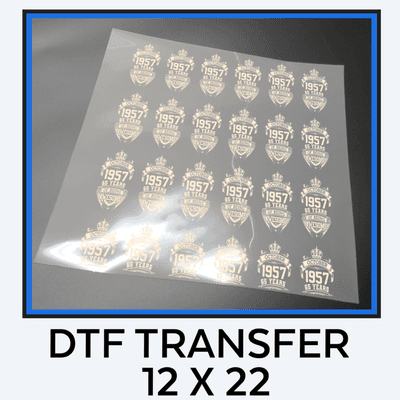 Our large 12x22 transfer is only $12. Place multiple images for the same low price.