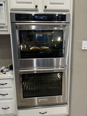 Double stainless steel oven