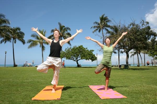 kapiolani park yoga