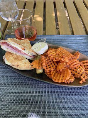 Lunch on the patio