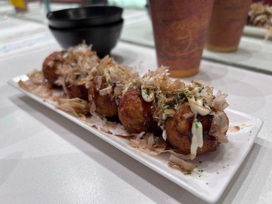 Takoyaki.