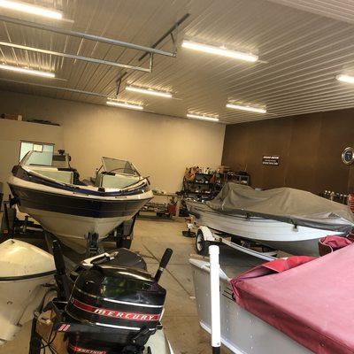 Inside Mogadore Marine Repair