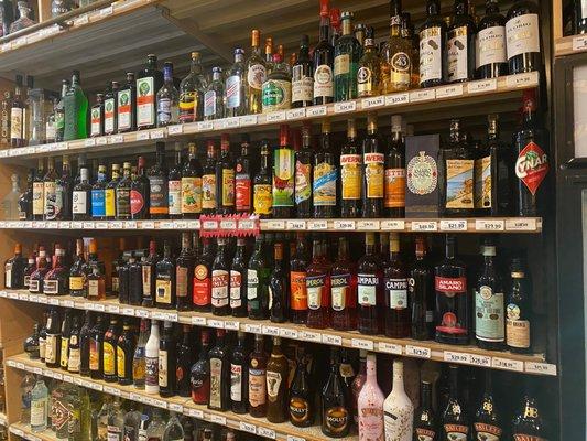 One of the largest selection of Italian Spirits on the East Coast.