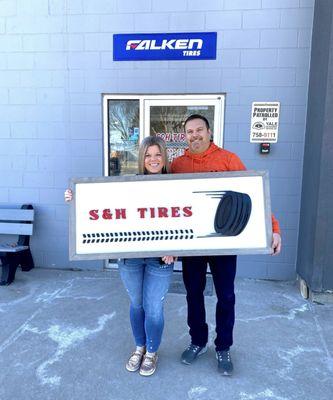 The Baker's are the proud owners for S&H Tires since February 2023.