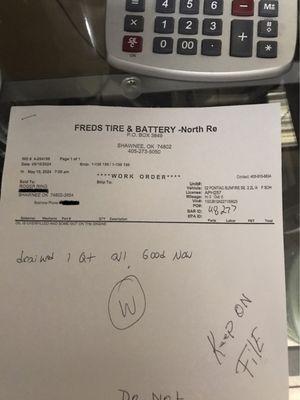 Fred's Tire & Battery