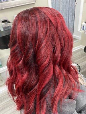 Custom Color vibrant Red