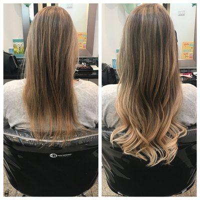 Tape in extensions to change your look !