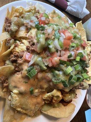 Breakfast nachos