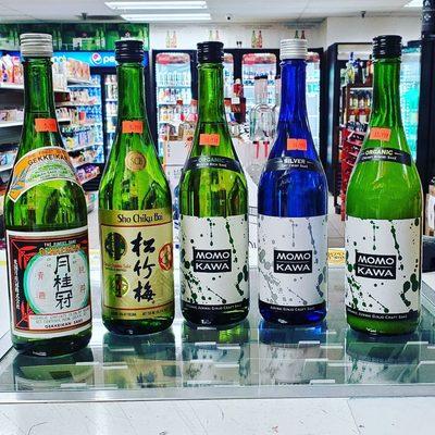 Best sake selection