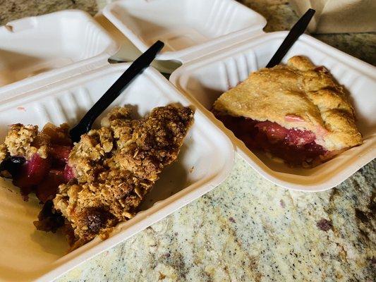 North Shore Berry Crumb & Strawberry Rhubarb