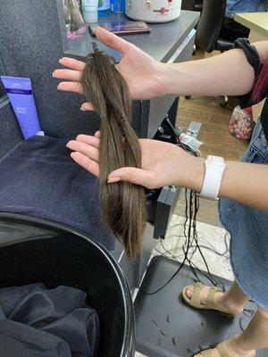 Donation to Wigs for Kids