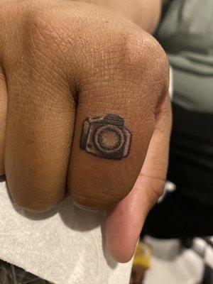 Small tattoo done by Hector