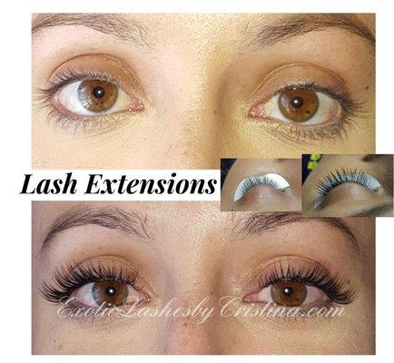 Eyelash extensions