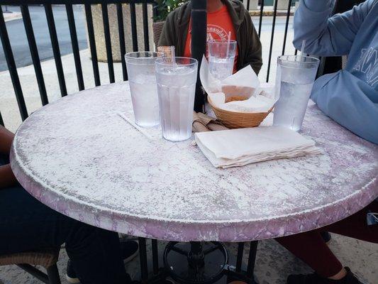 Outdoor table