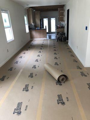 Hardwood underlayment