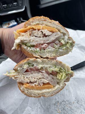 Turkey sub photo by @phil_eatsfood