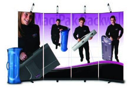 Retractable banner Stand Backwall