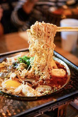 1. Beef Hot Soup Medium Spicy with Ramen