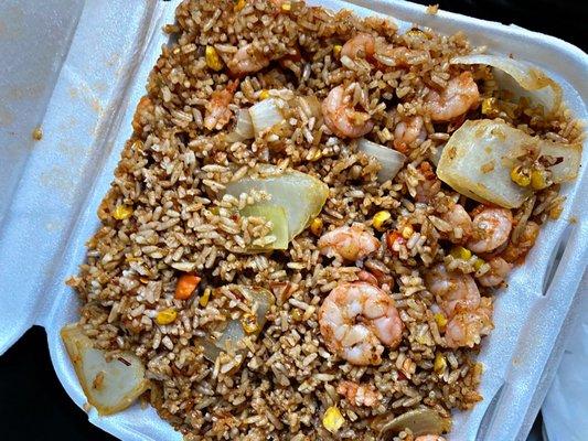 Shrimp  fried rice  spicy