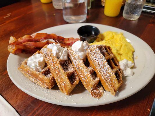 Pumkin waffles