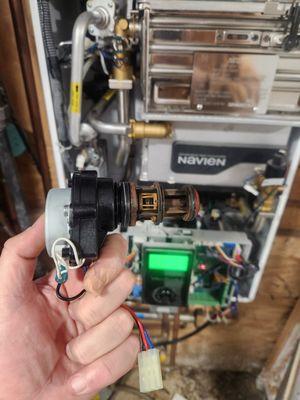 Navien 3-way valve replacement