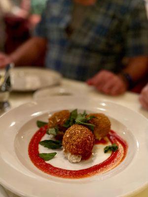 Risotto Arancini amazing!