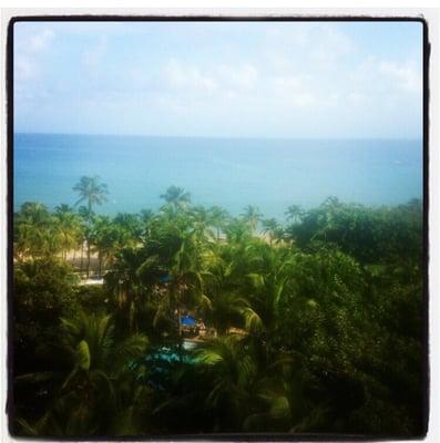 The view from our room on the 6th floor at the Intercontinental Resort & Casino, Puerto Rico!