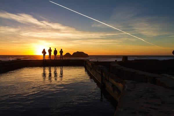 A family shoot at the Sutro Baths in San Francisco, CA.