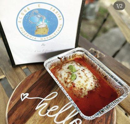 Meat Lasagna (served with focaccia bread)