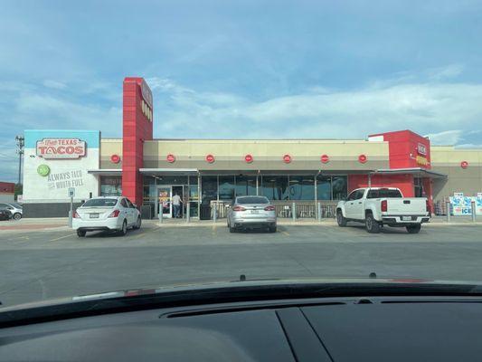 Front of convenience store