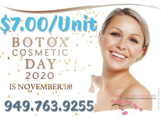 Today is National Botox Cosmetic Day