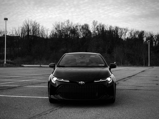 Love the new LED headlights and taillights on the hatchback model.