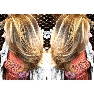 Balayage and hair treatment for this client. Great colors for fall.