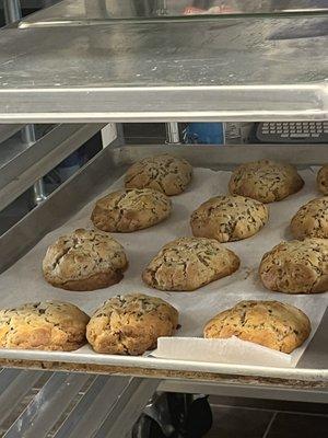 Walnut chocolate chip cookies