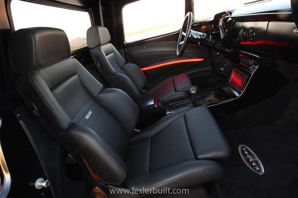 Fesler Project 58 Chevy custom interior