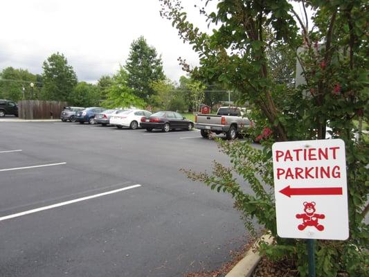 Kids Kare Pediatrics Back Parking